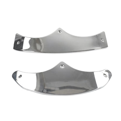 Front Rear Mudguard Tip Edge Trim Chrome For Harley Fat Boy FLSTF 89-06