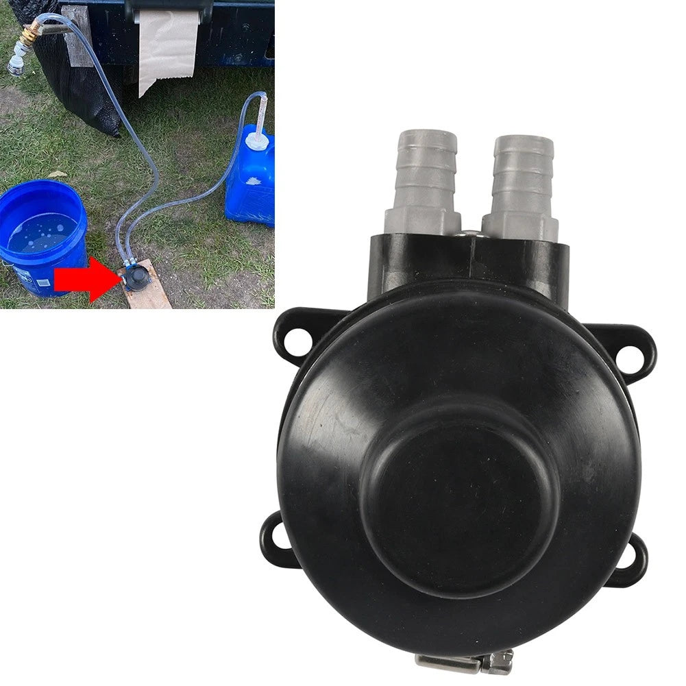 Baby Foot Operated Manual Galley Freshwater Pump For 1/2'' Hose For Boat Caravan