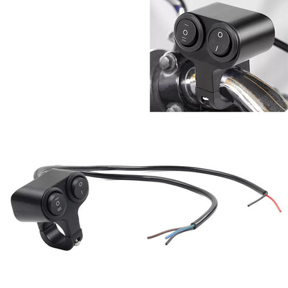 7/8" Motor ATV Dual Button On Off Switch Handlebar Headlight Fog Spot Light