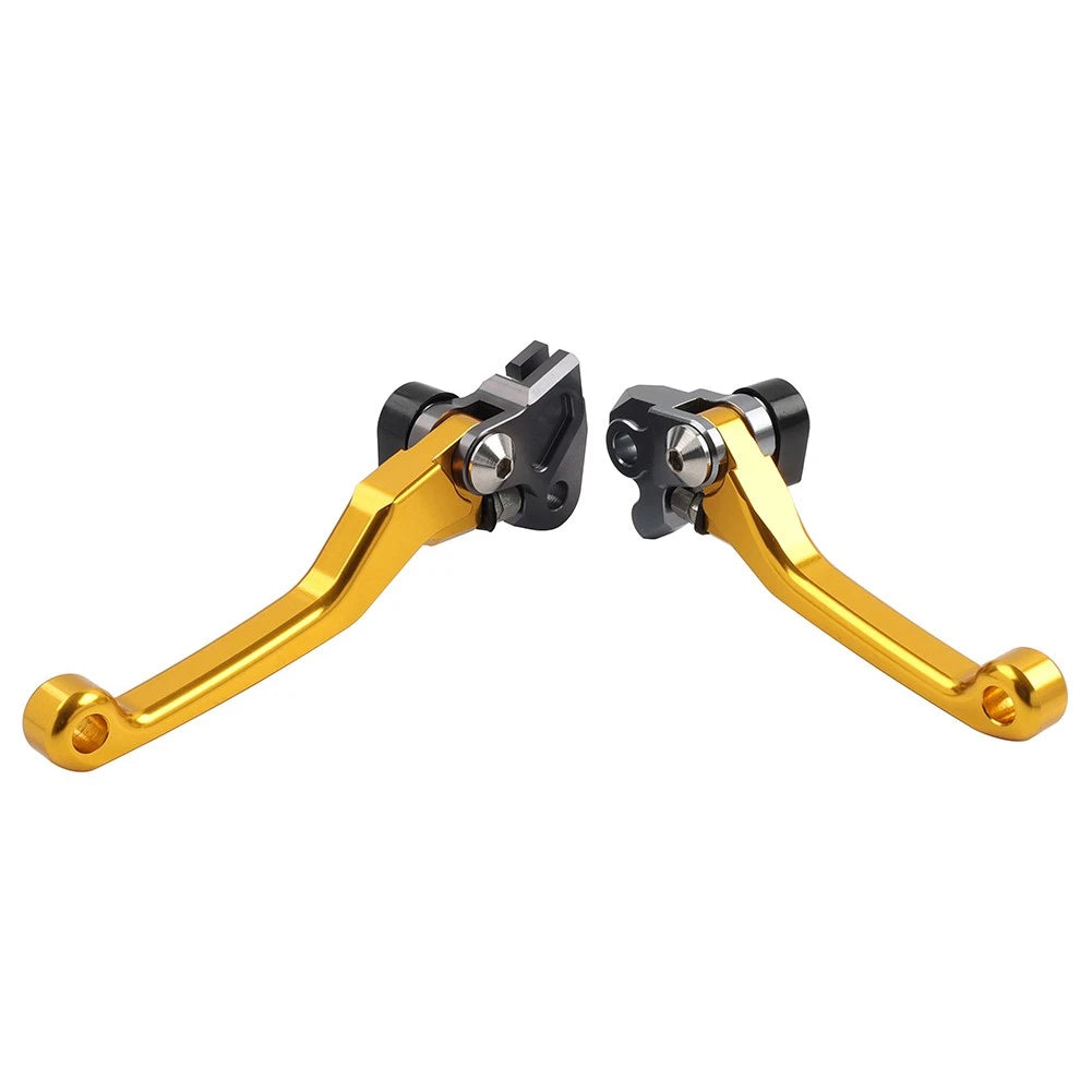 1 Pair CNC Brake Clutch Lever Handle For RMZ450 2005-2019 2020 2021 2022 Golden