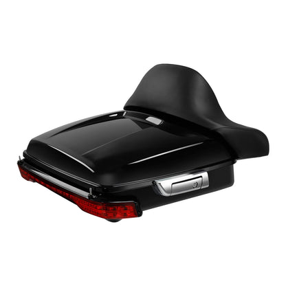 Chopped Trunk Pad Tail Light Mount Rack Fit For Harley Electra Road Glide 14-Up