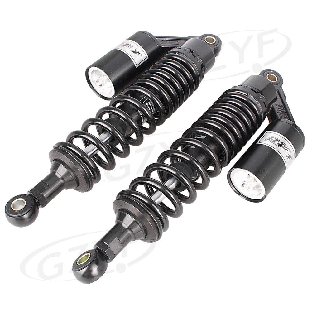 320mm Rear Gas Shock Absorber Damper Suspension For Motorcyce Black Pair US