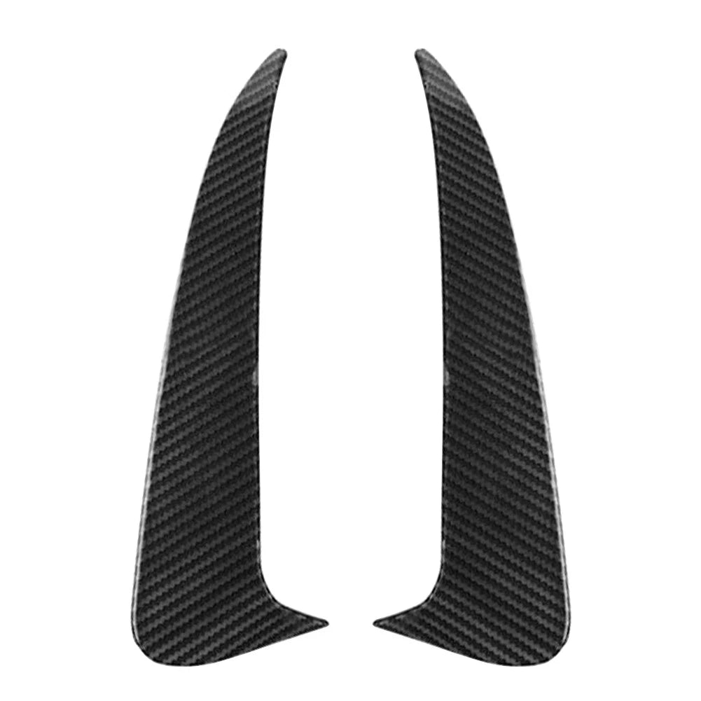 Rear Bumper Splitter Canard Air Vent For Mercedes Benz C Class Coupe Carbon Fibe