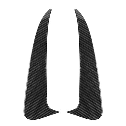 Rear Bumper Splitter Canard Air Vent For Mercedes Benz C Class Coupe Carbon Fibe