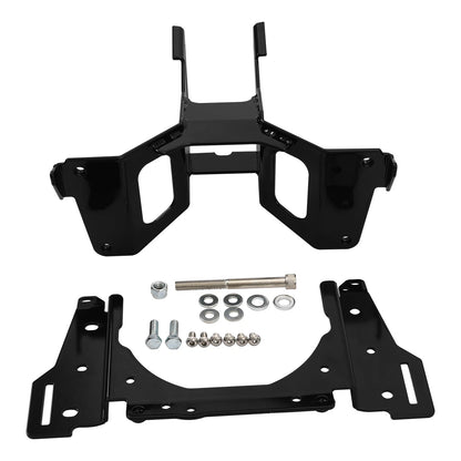 Black Headlight Fairing Windshield Bracket For Harley FXLRST LOW RIDER ST 22-25