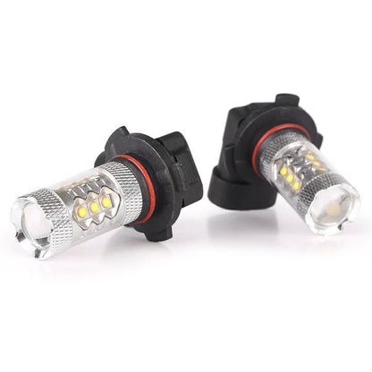 2x 80W 12V H10 High Power LED  6000K Super Fog Driving Lights Bulbs White US