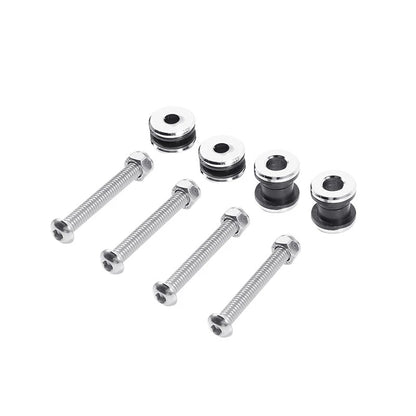 Black Solo Luggage Rack Docking Hardware Kit For Harley Sportster 883 1200 04-22