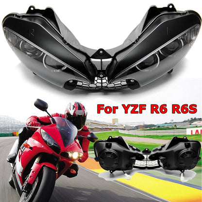 Headlight Assembly For Yamaha YZF R6 2003 2004 2005 YZF R6S 2006 2007 2008 2009