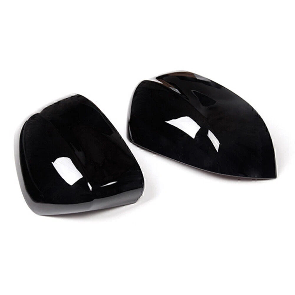 Fit BMW X3 X4 G01 G02 2018-2022 Rearview Rear View Mirror Cap Cover Gloss Black