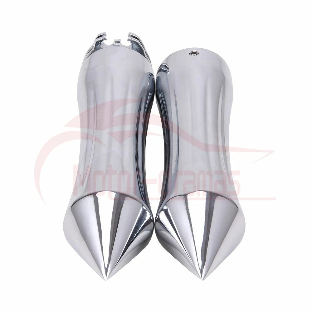 1" Billet Spike Hand Grips Handlebar For Harley Touring Sportster Dyna Softail