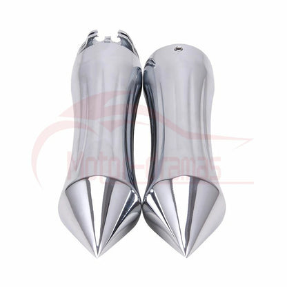 1" Billet Spike Hand Grips Handlebar For Harley Touring Sportster Dyna Softail