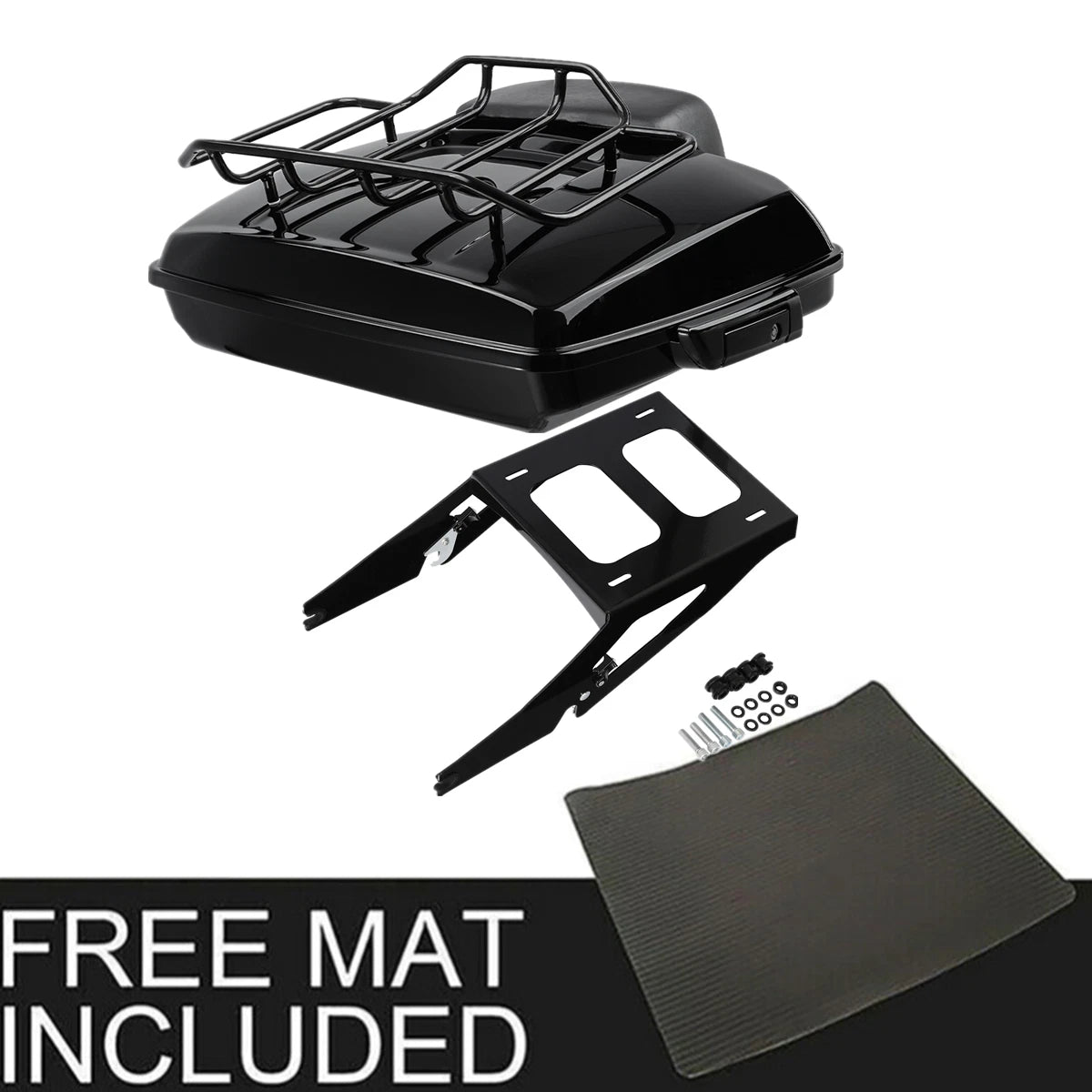 Razor Trunk Pad Black Mount Rack Fit For Harley Sport Glide FLSB 2018-Up 2020 19
