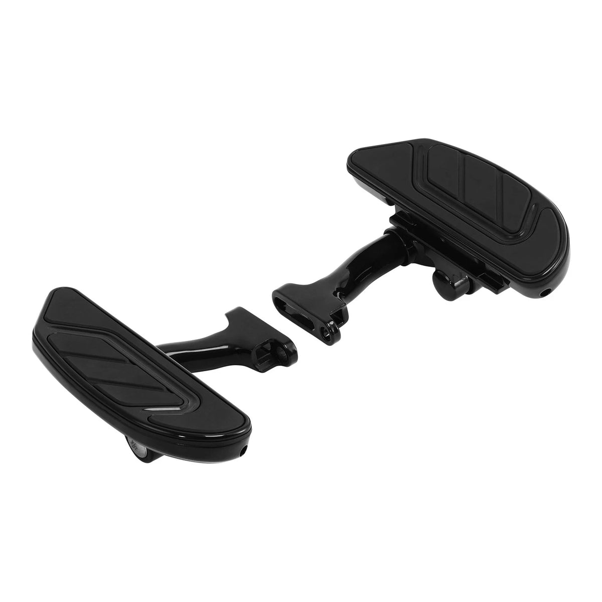Black Rider Driver & Passenger Floorboards Fit For Harley Electra Glide 93-25 24