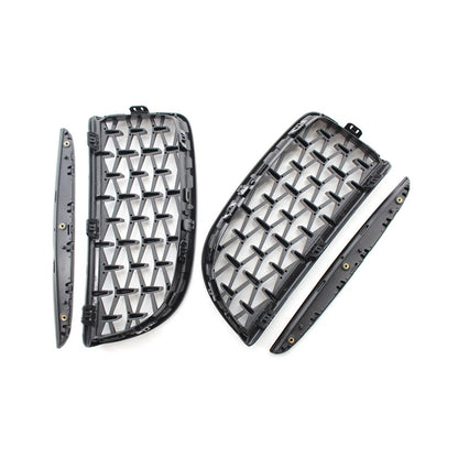 Diamond Black Front Kidney Grill Grille For BMW 3 Series E90 2005-2008 E91