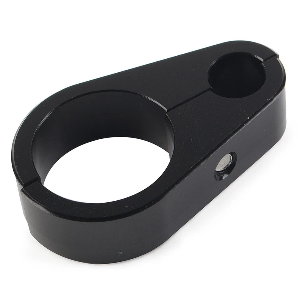 Motor Brake Clutch Cable Wire Clamp Clip Fit For Harley 1'' Handlebar Black
