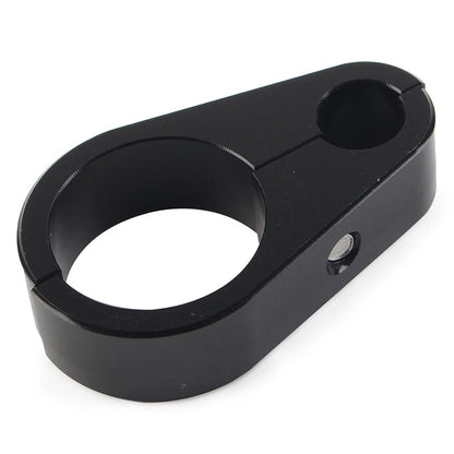 Motor Brake Clutch Cable Wire Clamp Clip Fit For Harley 1'' Handlebar Black