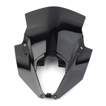 Windshield Windscreen Protector Black For Kawasaki ER6F Ninja 650 EХ-650 2020-23