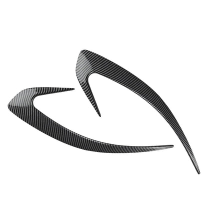 Rear Bumper Side Air Vent Trim For Mazda MX-5 ND Miata 2016-25 Carbon Fiber Blk