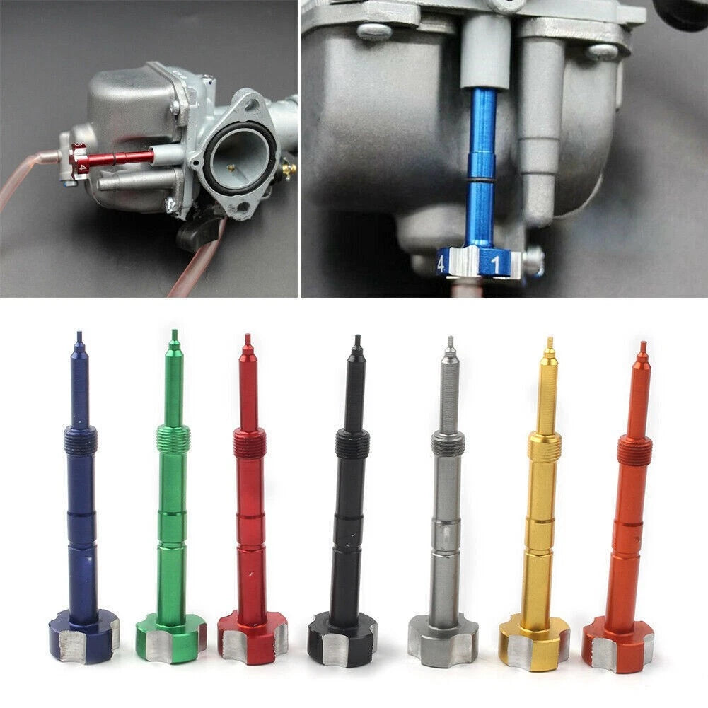 Fuel Mixture Screw Adjust Motor ATV Fcr Carb Air Carburetor Blue fit Honda Easy