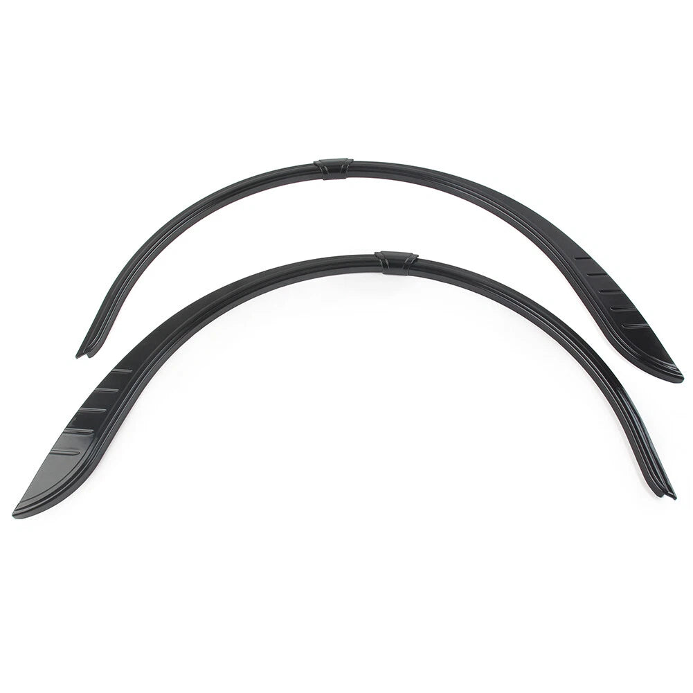 For Harley Tri-Glide Ultra FLHTCUTG Rear Fender Flares Skirts Trim Accent Black