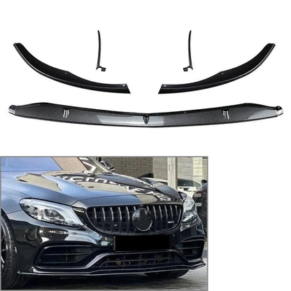 Front Bumper Lip Splitter Set For Mercedes Benz C Class Coupe C205 C63 2015-2022