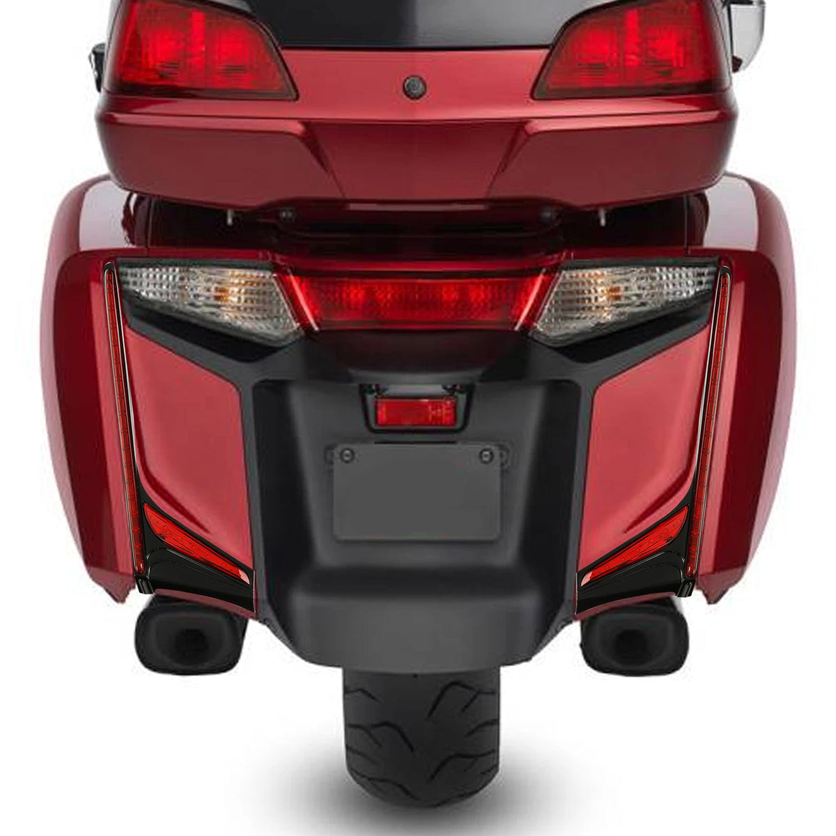 Saddlebag Accent Rear Fender Tip Run Brake Vertical Light For Honda F6B 13-17 16