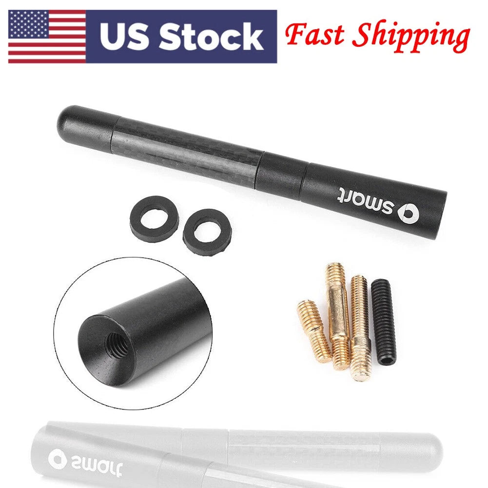 4.7" Short Carbon Fiber Car Radio Aerial Antenna for Benz Smart Fortwo