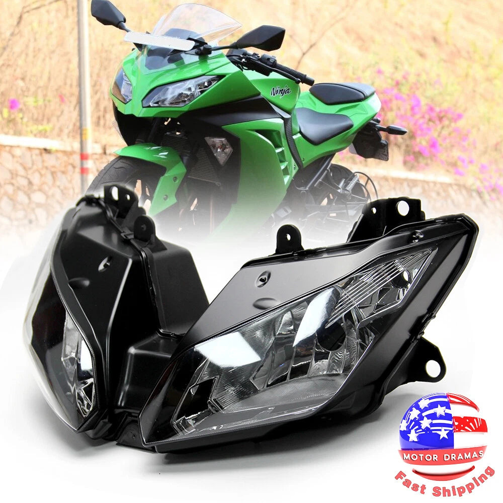 Headlight Front Light Lamp Assembly For KAWASAKI Ninja 300 Versys 650/1000 2018