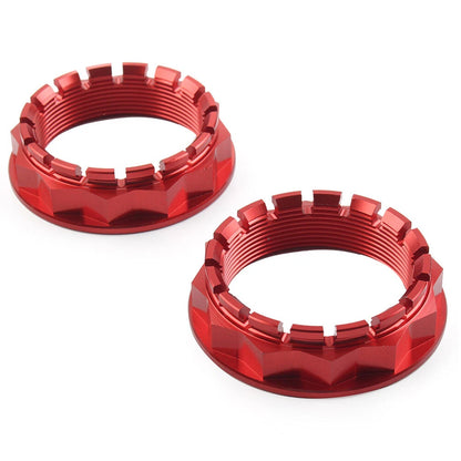 Rear Wheel Axle Nut Fit For Ducati V4 1098 1198 1199 1299 Motorcycle Red 2PCS
