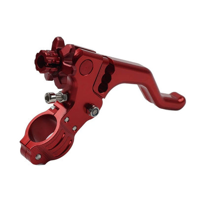 Stunt Clutch Lever Performance Cable Pull 7/8 1 Finger Universal Motorcycle Red