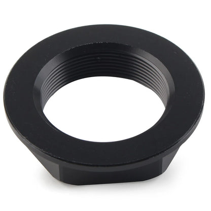 Triple Tree Stem Yoke Center Hole Nut for Universal Motorcycle Aluminum Black US