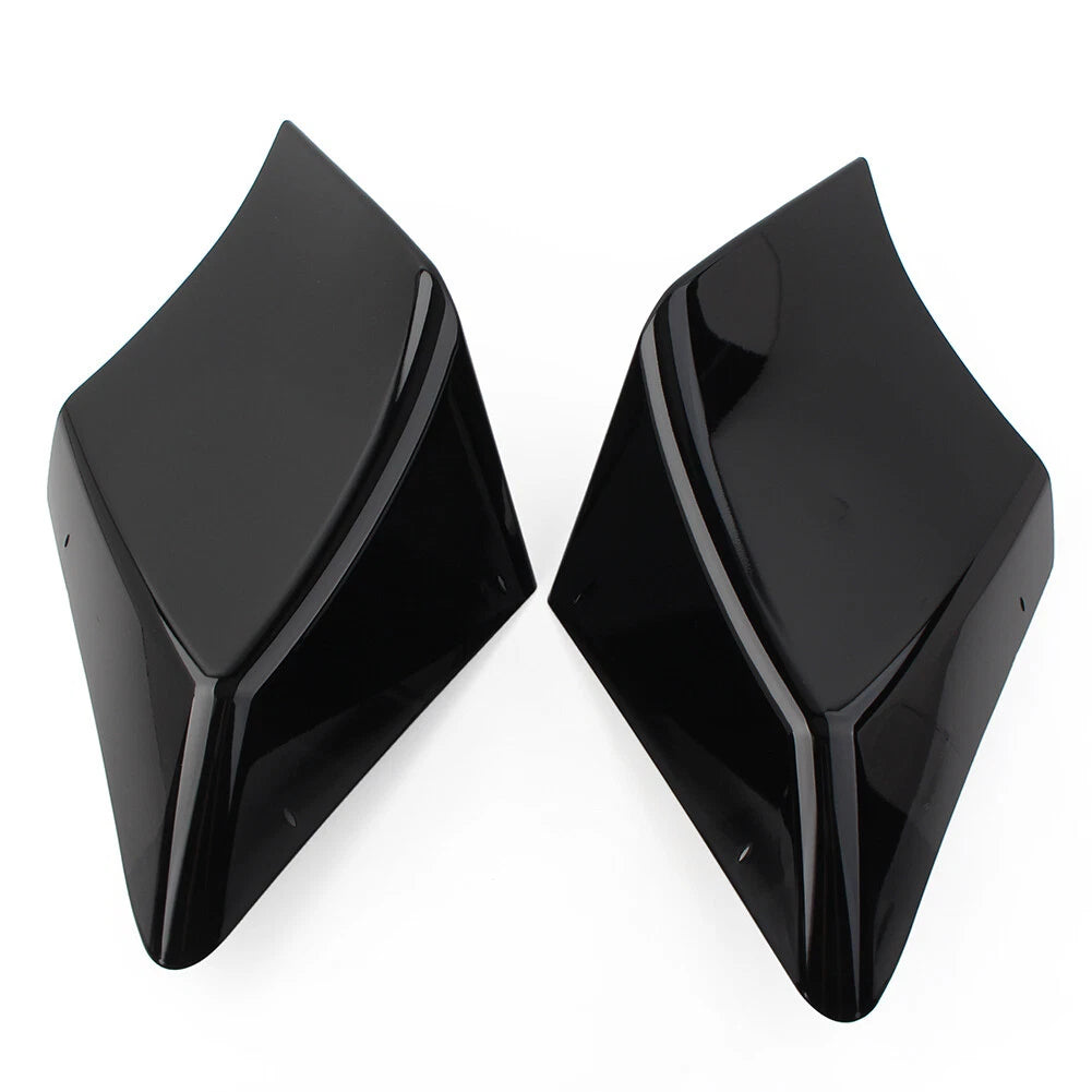 For Harley Road Electra Glide 89-13 Stretched Side Cover Extended Black Pair US
