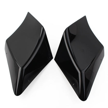 For Harley Road Electra Glide 89-13 Stretched Side Cover Extended Black Pair US