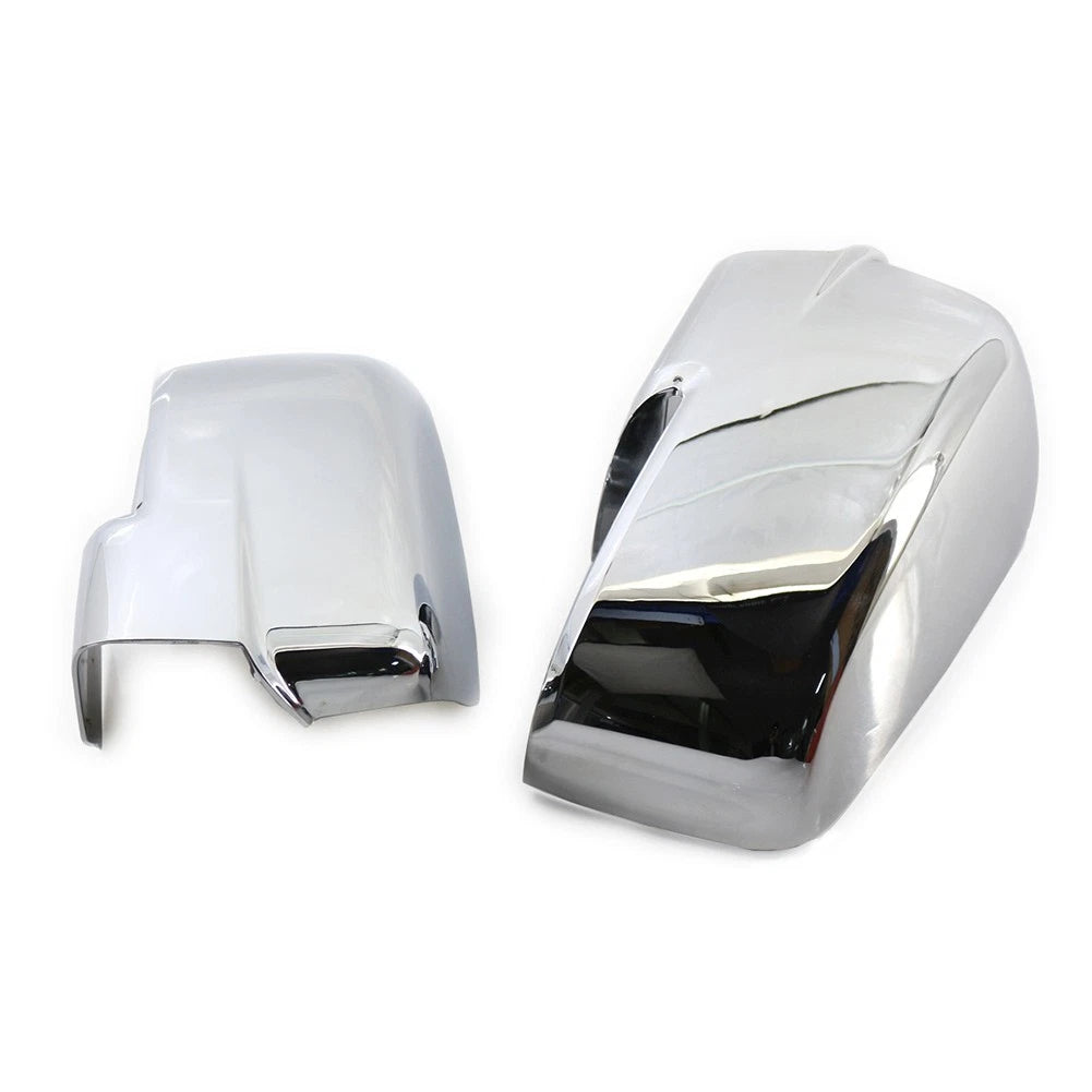 Mirror Covers W/ Bottom Turn Signal Cutout Fit Dodge Ram 1500 2013-2018 Chrome