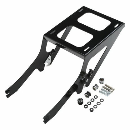 Black Razor Trunk Pad Mount Rack Fit For Harley Heritage Classic FLHC 2018-Up 19