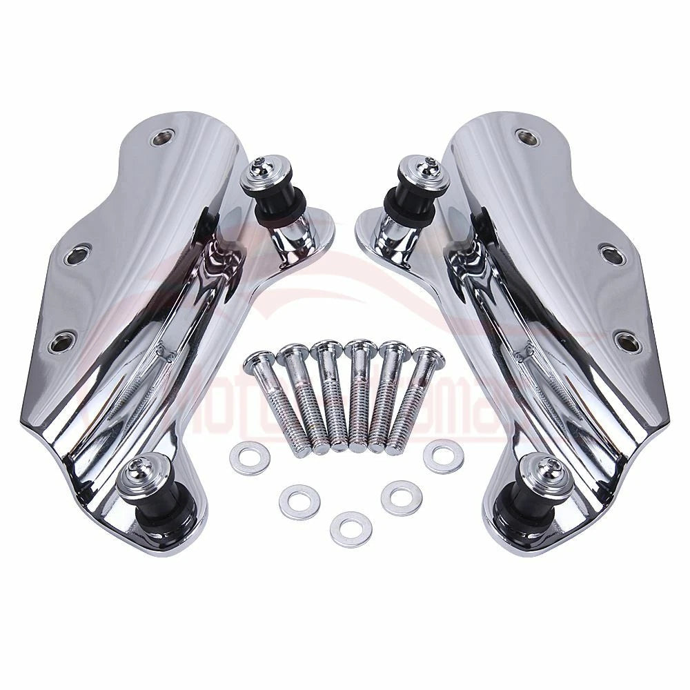 Detachable 2-Up Tour Pack Pak Mounting Rack w/ docking hardware For Harley 09-13