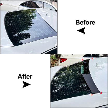 Carbon Look Rear Roof Spoiler Wing Lip For Audi A3 S3 RS3 4-Door Sedan 2014-2020