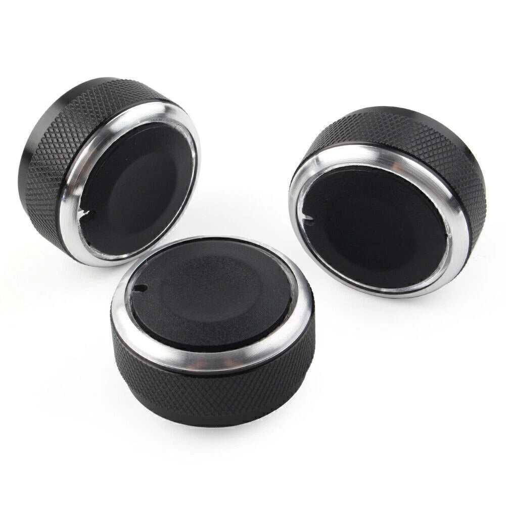 3Pcs Air Condition A/C Panel Control Switch Knob Cover For MAZDA 3 M3 2004-09