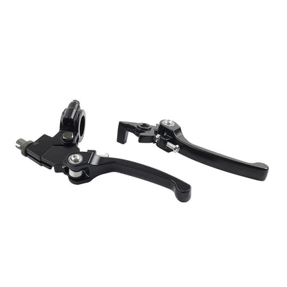 Brake Clutch Levers Black For Dirt Bike 50cc 125cc 22mm 7/8 Inch Handlebar