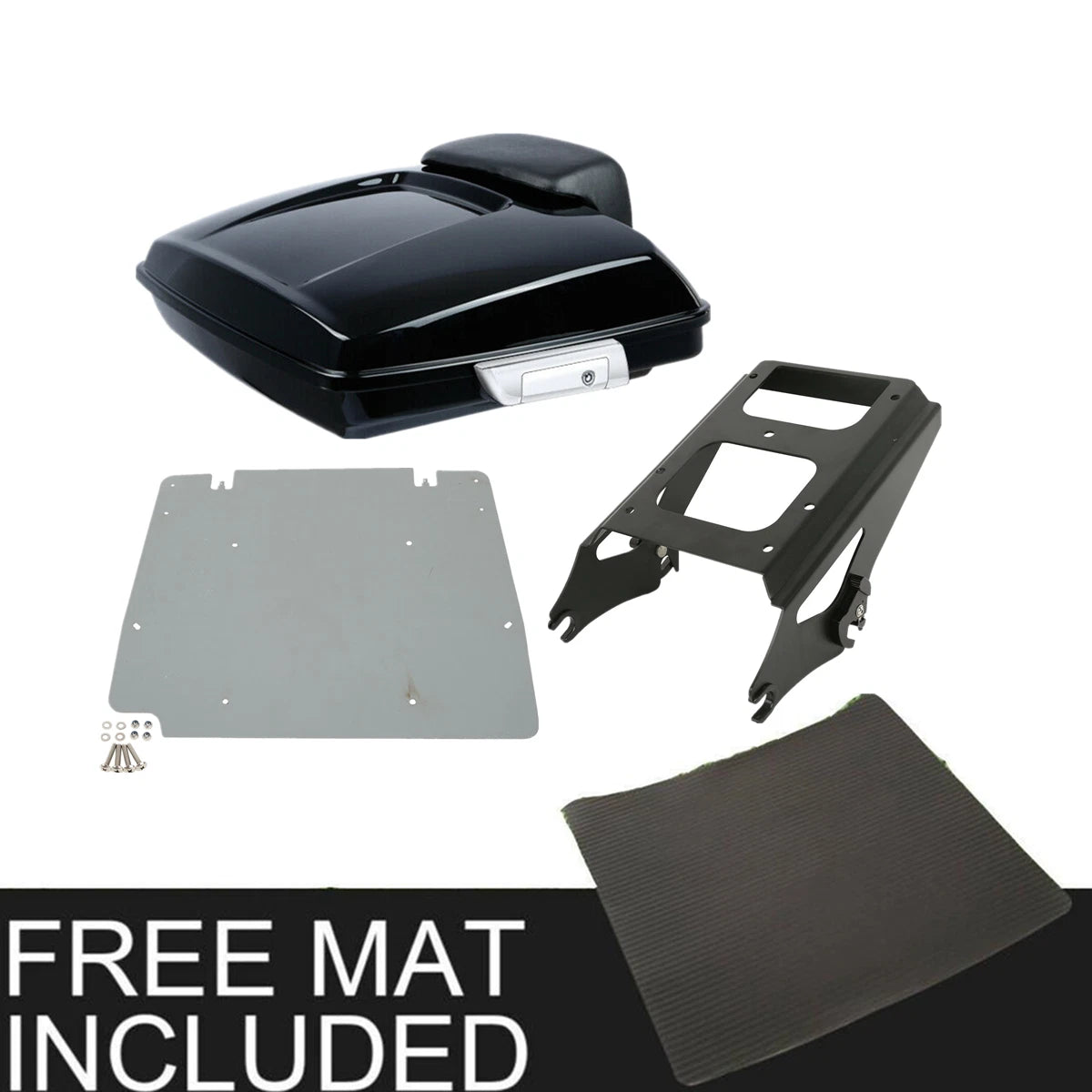 Razor Trunk Pad Mount Rack Base Plate Fit For Harley Touring Electra Glide 09-13