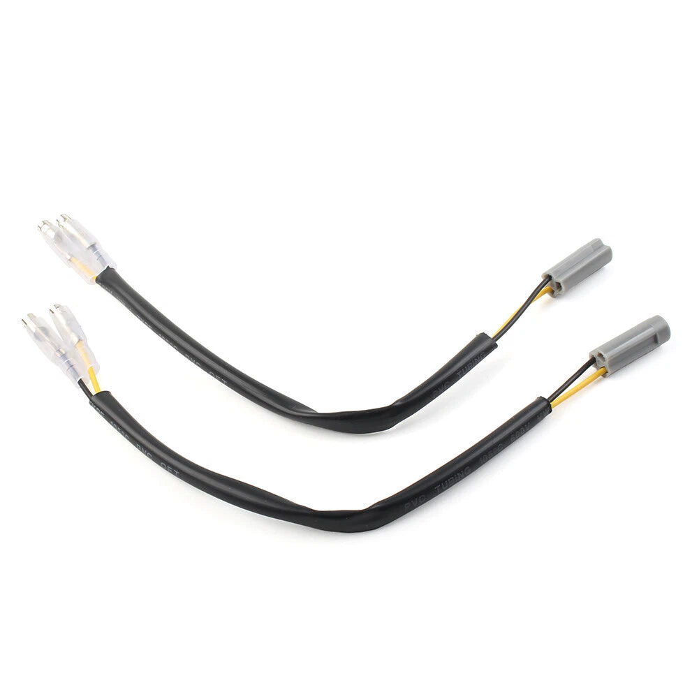 2pcs Turn Signal Marker Wire Adapters Plug Connectors Leads Fit YAMAHA Indicator
