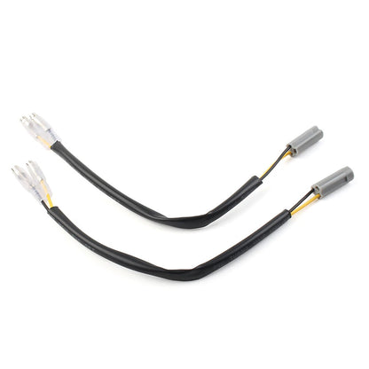 2pcs Turn Signal Marker Wire Adapters Plug Connectors Leads Fit YAMAHA Indicator