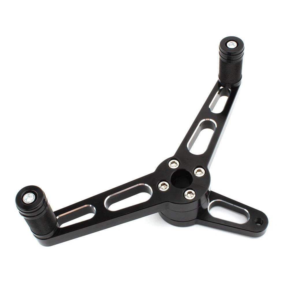 Front Foot Pegs Heel Toe Shifter Lever For Harley Sportster XL883 1200 Iron883 E