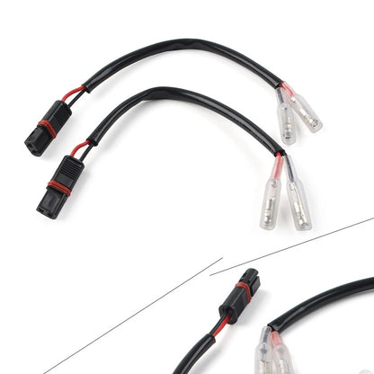 Turn Signal Wire Adapter Plug Connector For BMW S1000RR R850GS R1200GS Pair 12V