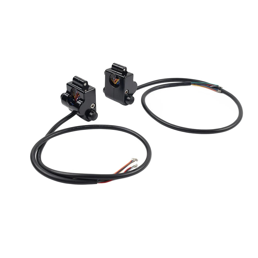 Motor CNC 1" 25mm Handlebar Switch Controls Housing For Harley Universal Black