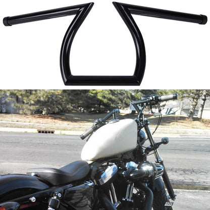 1'' Motorcycle Handlebars Drag Bars Z Bar For Harley Chopper Bobber Cafe Racer