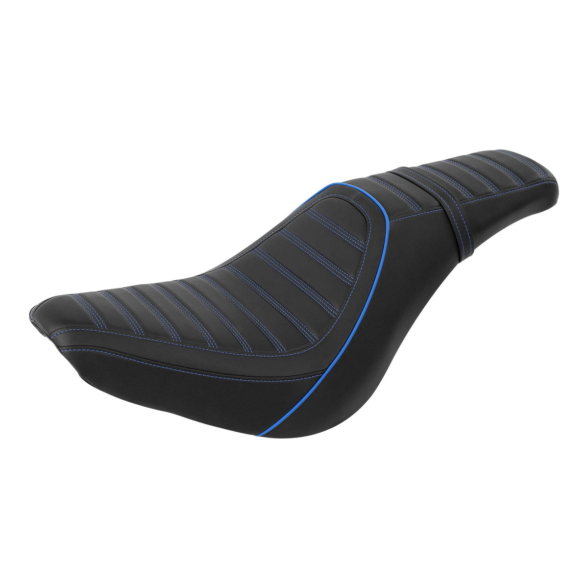 Rider Driver Passenger Seat Fit For Harley Softail Street Bob Deluxe 18-26 Black