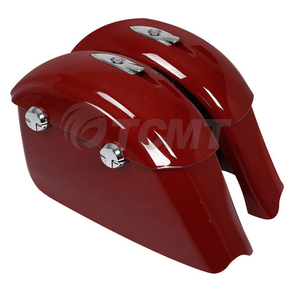 Red Hard Saddle Bag Electronic Latch For Indian Chieftain 14-18 Roadmaster 15-25