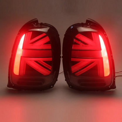 Pair 2pcs Grey Tail Lights Rear Lamps Brake Lamps For BMW Mini F55 F56 F57 14-21