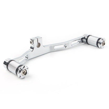 CNC Front&Rear Gear Shift Lever Chrome Fit Harley Dyna 91-17 FXD w/ Mid-Control